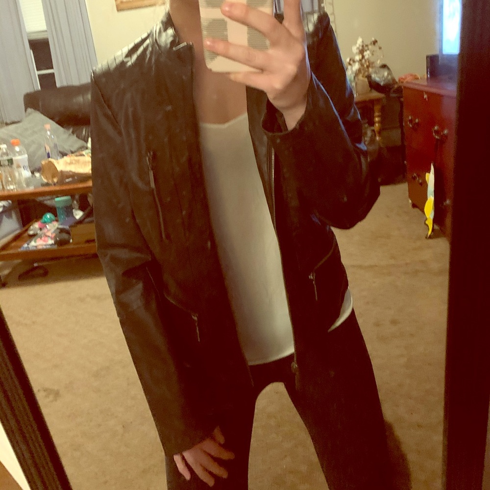Leather jacket